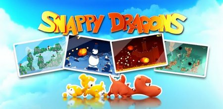 Snappy  Dragons  -  микс  Angry  Birds  и  Worms  для  Android  